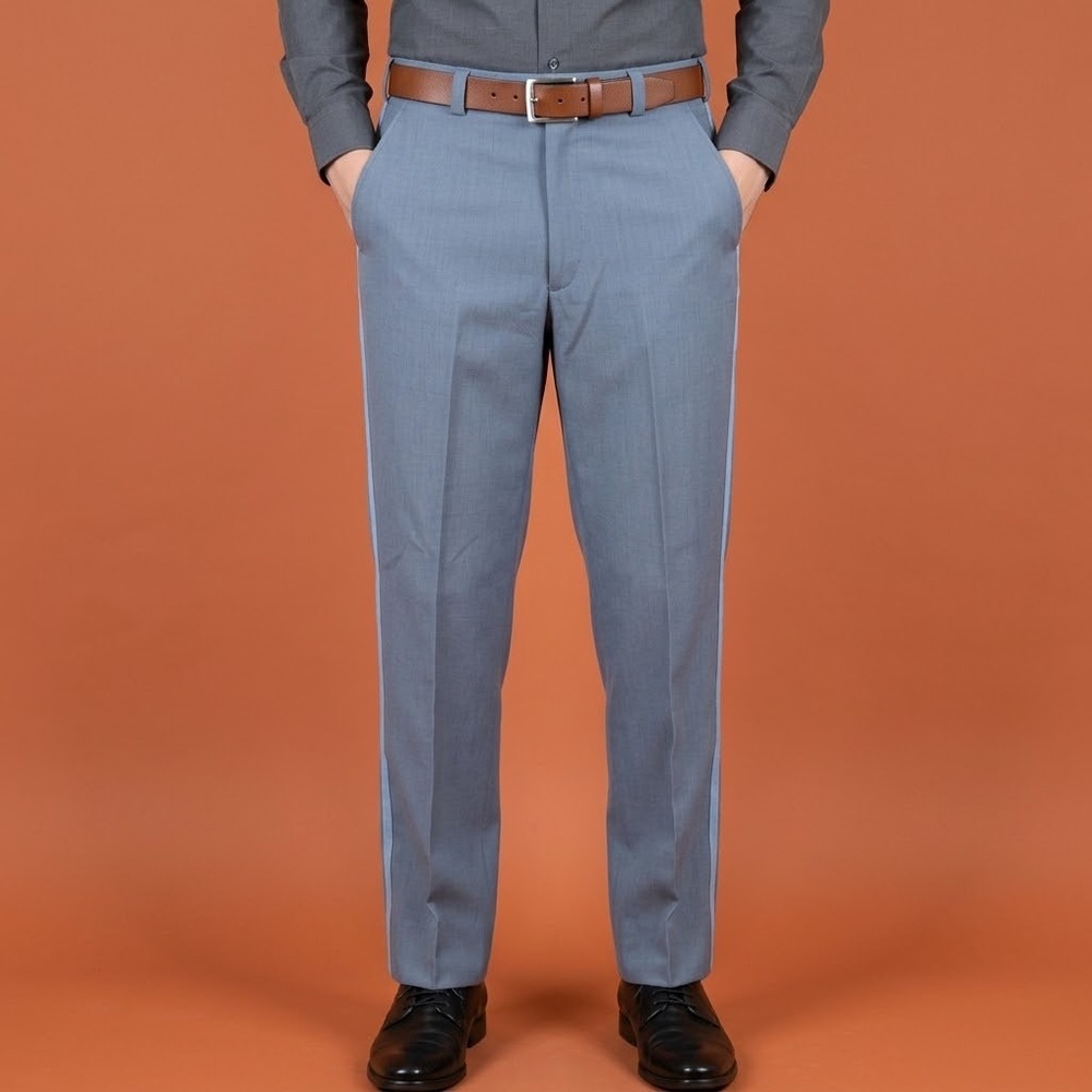 Vintage F & F Jacobs Sons Tailored Uniform Pants Trousers Men 29x30 Blue Striped